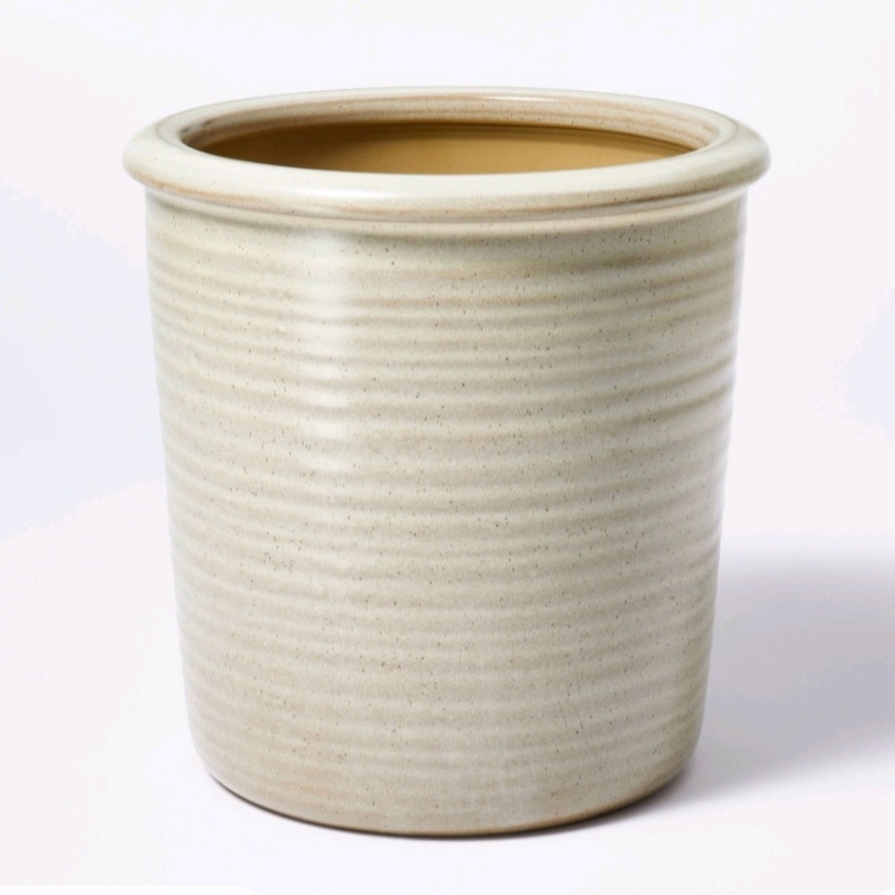 Threshold Cream Ceramic Planter